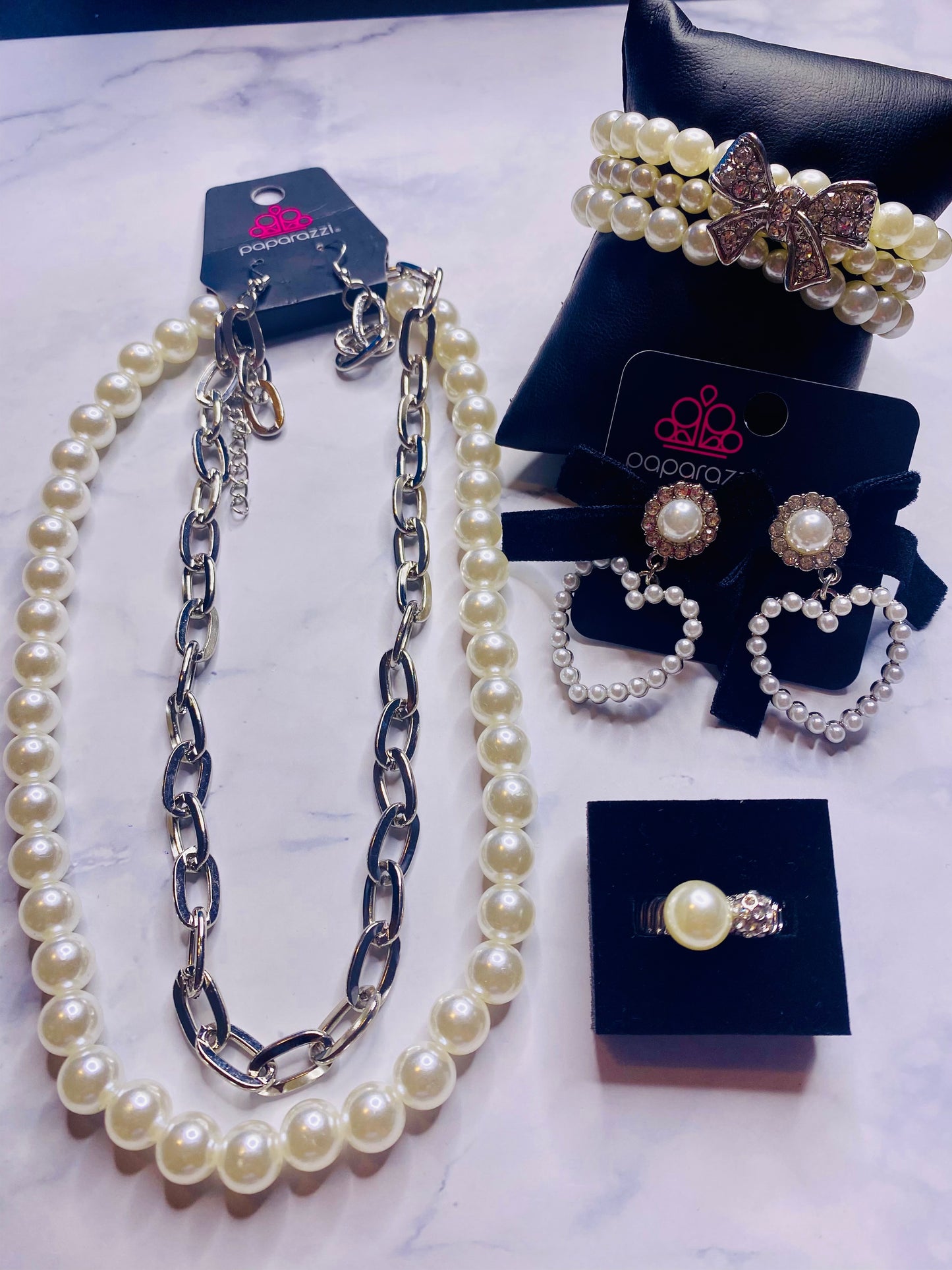 Pearl Bow Set