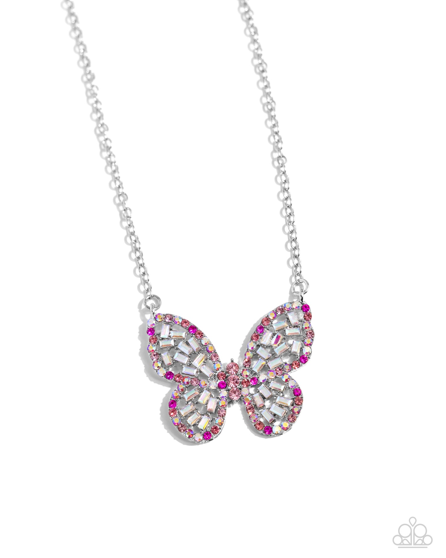 Aerial Academy - Pink Butterfly Necklace