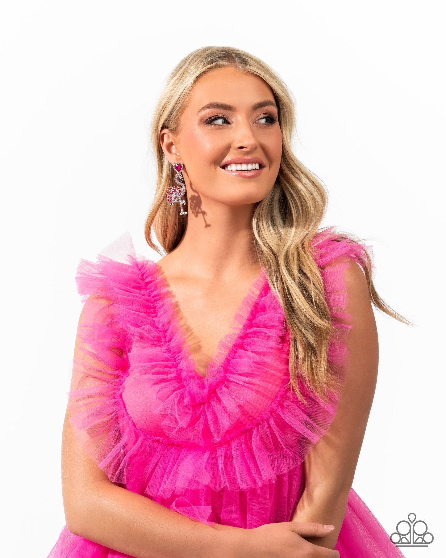 Flamingo Freestyle - Pink Paparazzi Earrings