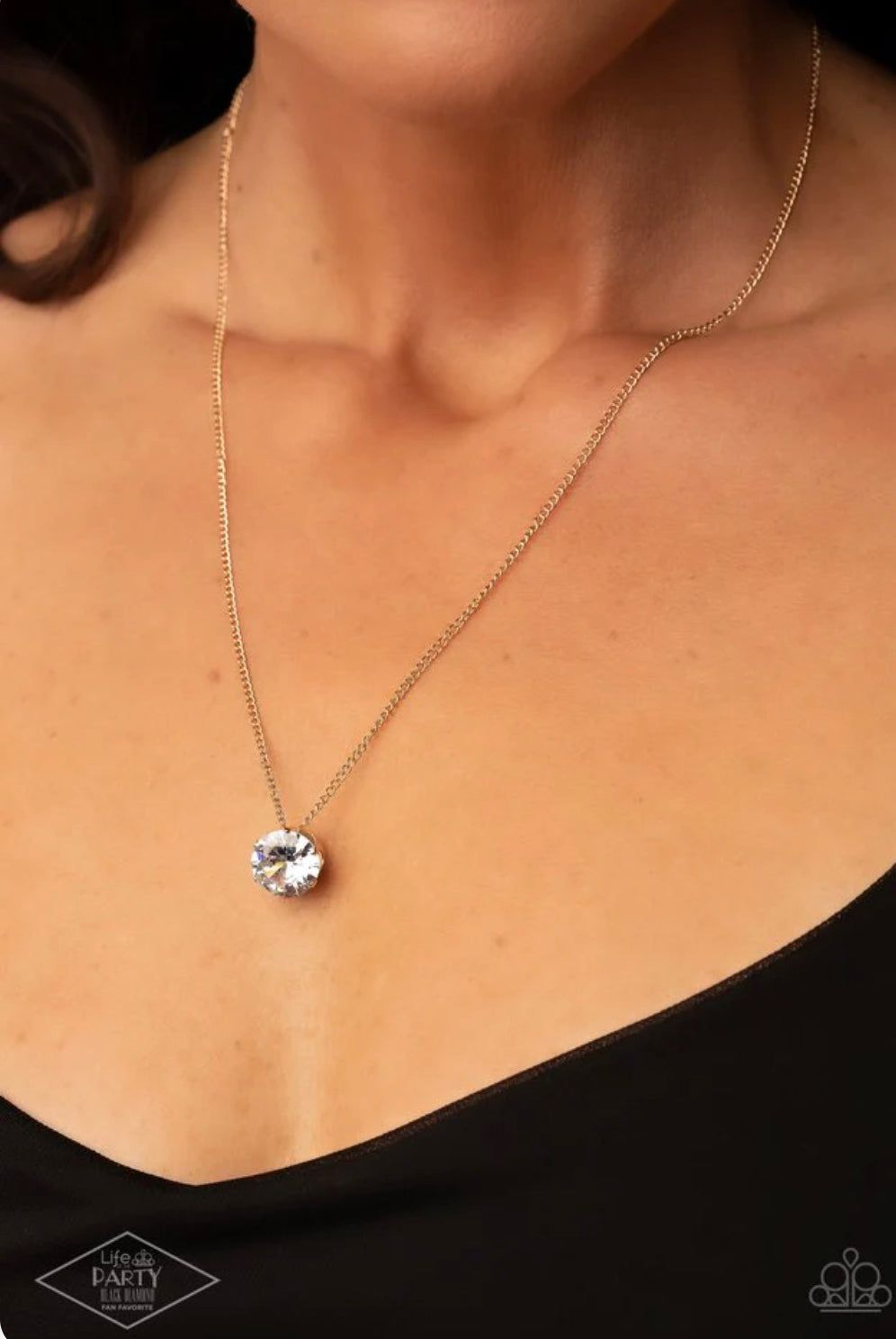 Paparazzi Necklace ~ What A Gem - Gold