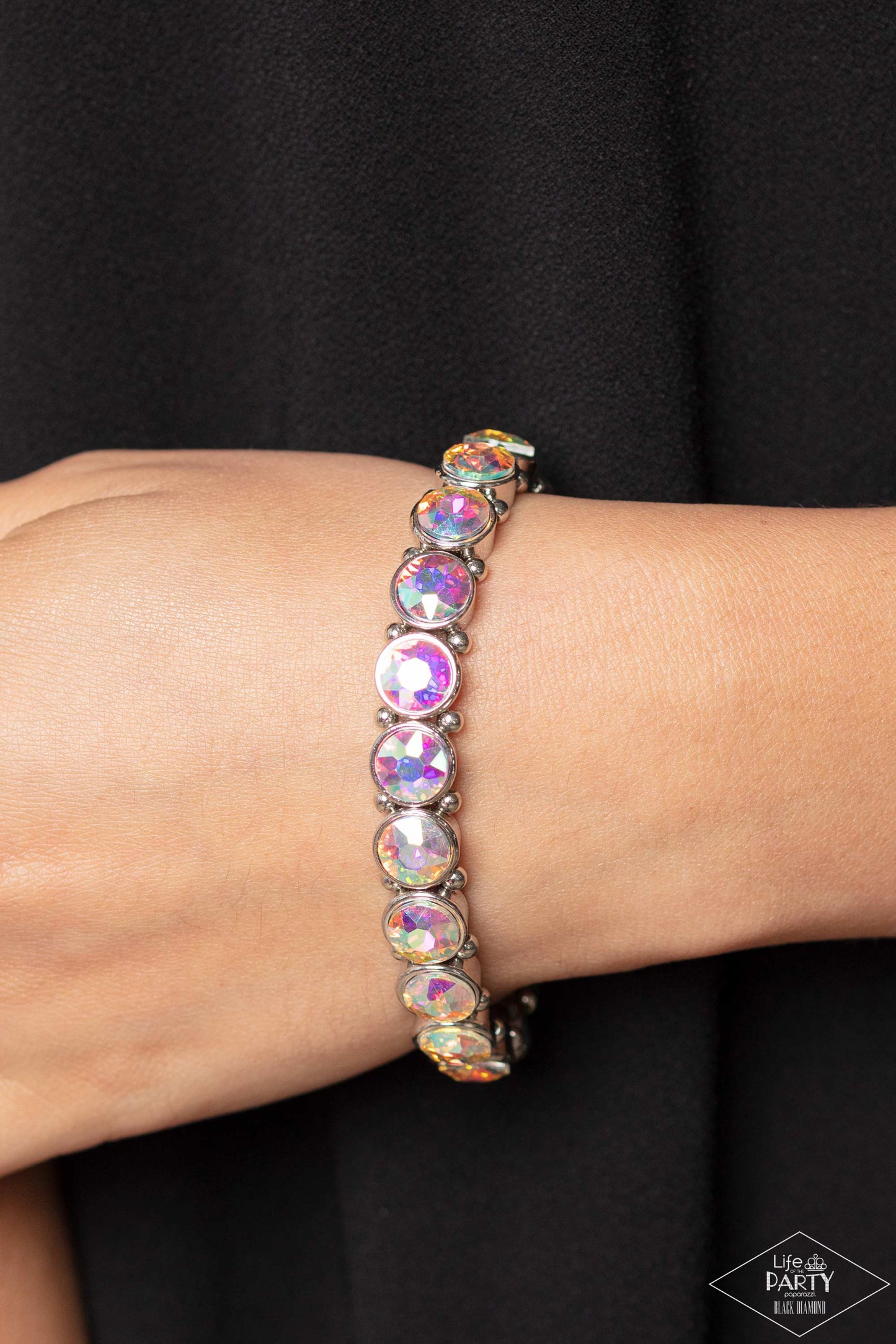 Sugar-Coated Sparkle - paparazzi Iridescent bracelet
