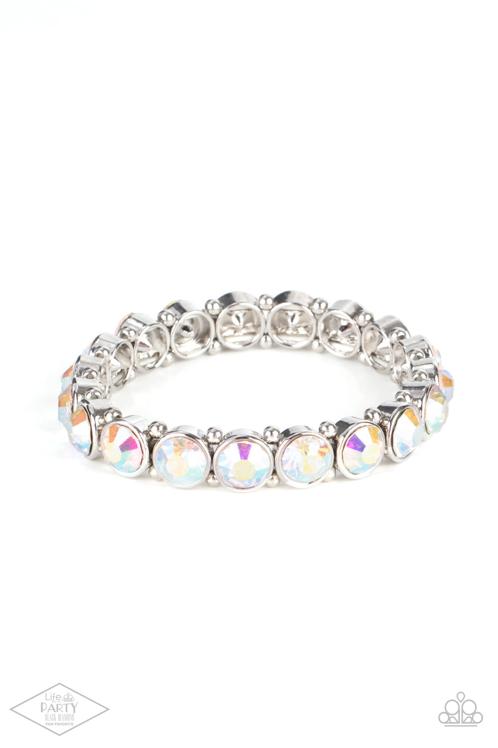 Sugar-Coated Sparkle - paparazzi Iridescent bracelet