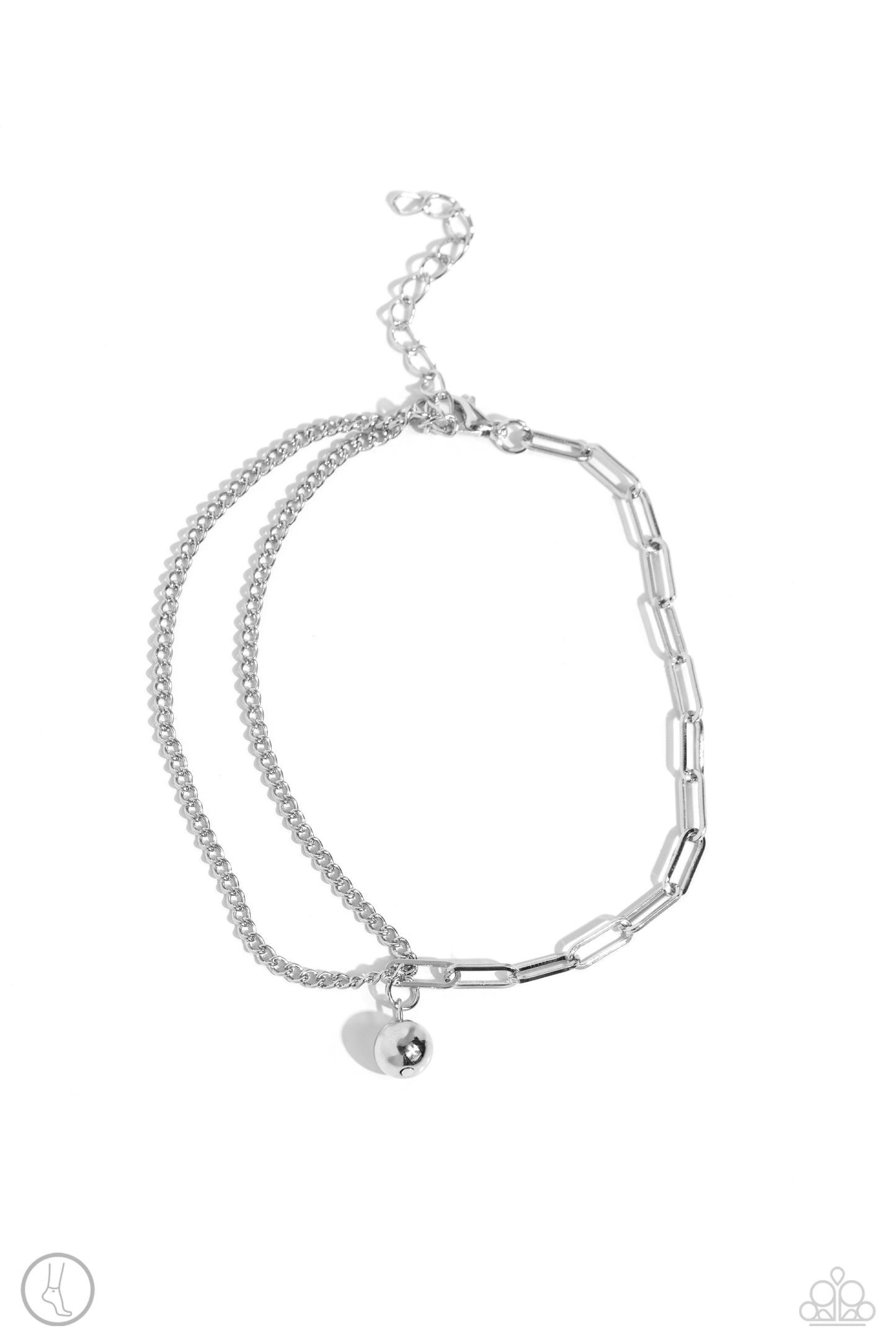 Solo Sojourn - Paparazzi Silver Anklet