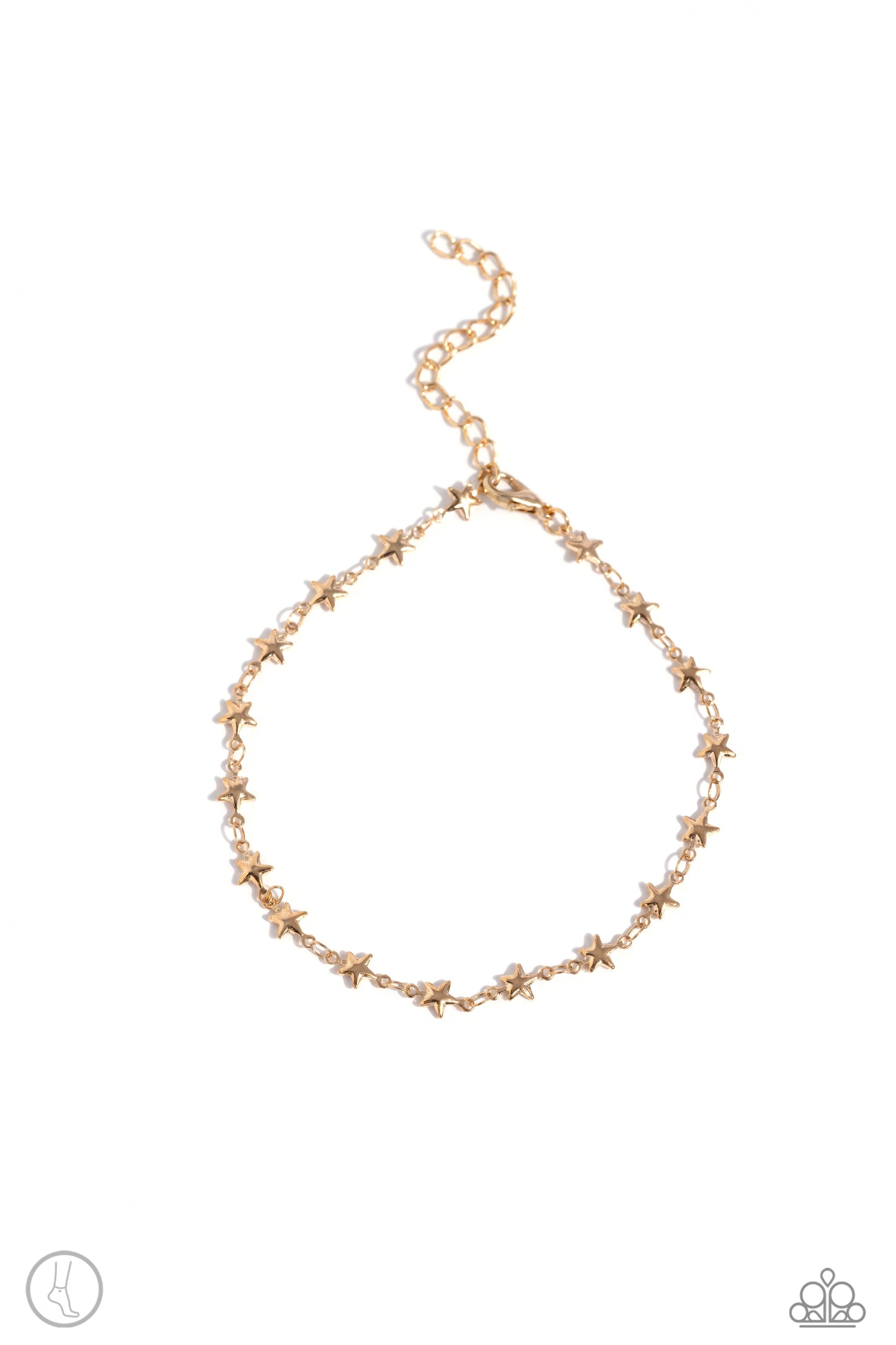 Starry Swing Dance - Paparazzi Gold ANKLET