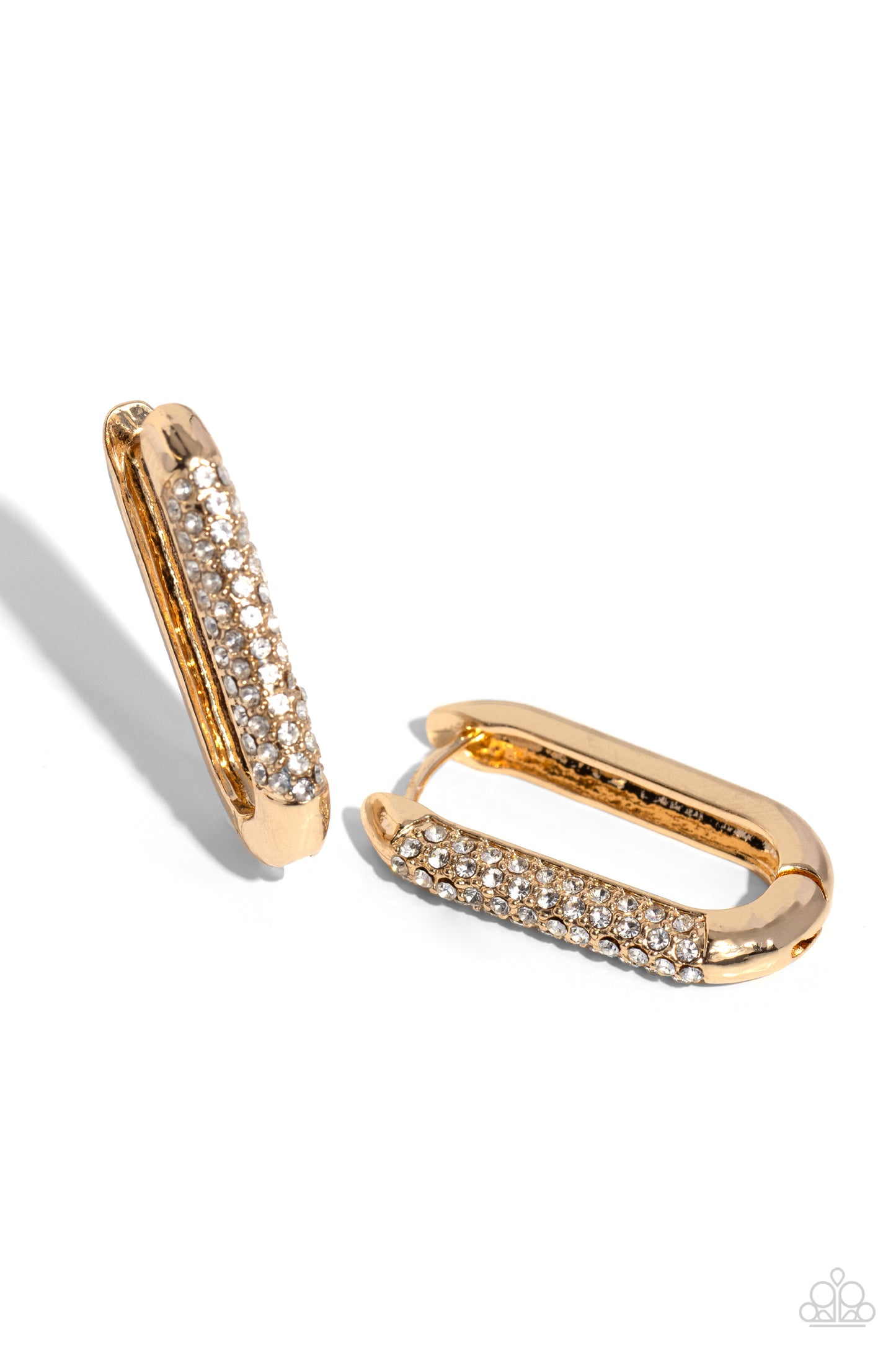 Generating Glitter - Gold Hoop