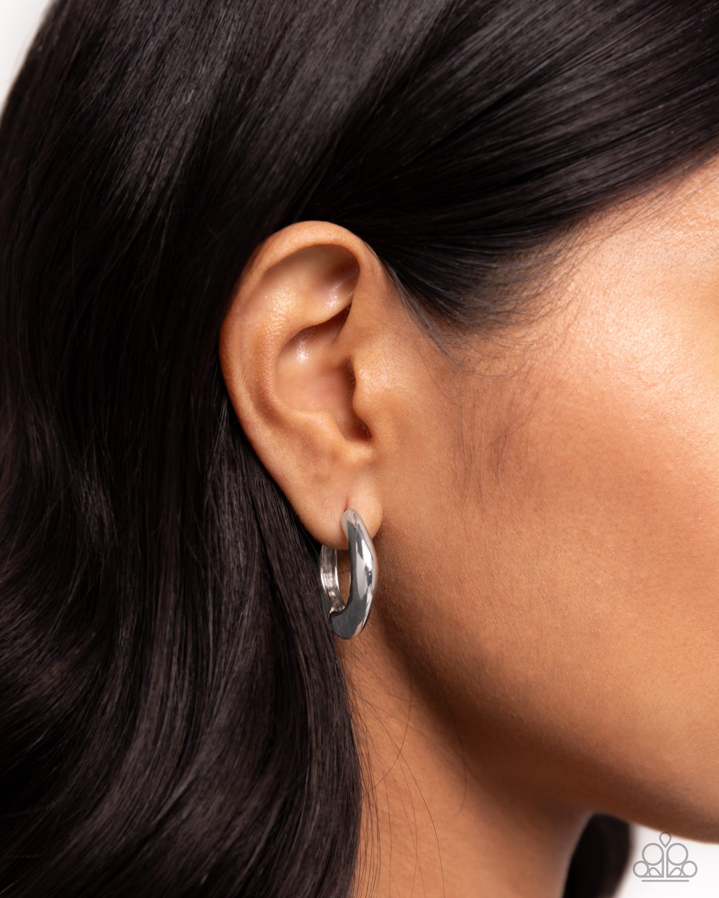 Monochromatic Makeover - Silver Hoop