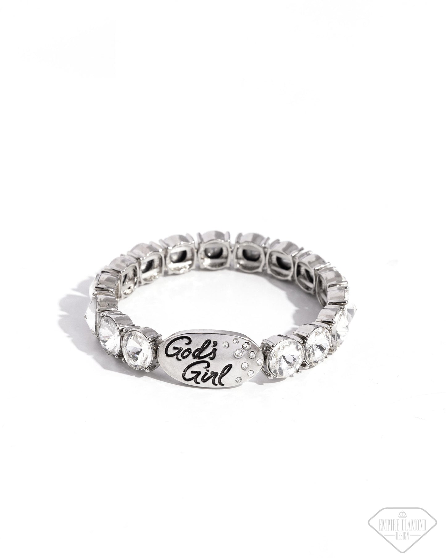 Gods Grace - White God's Girl Bracelet