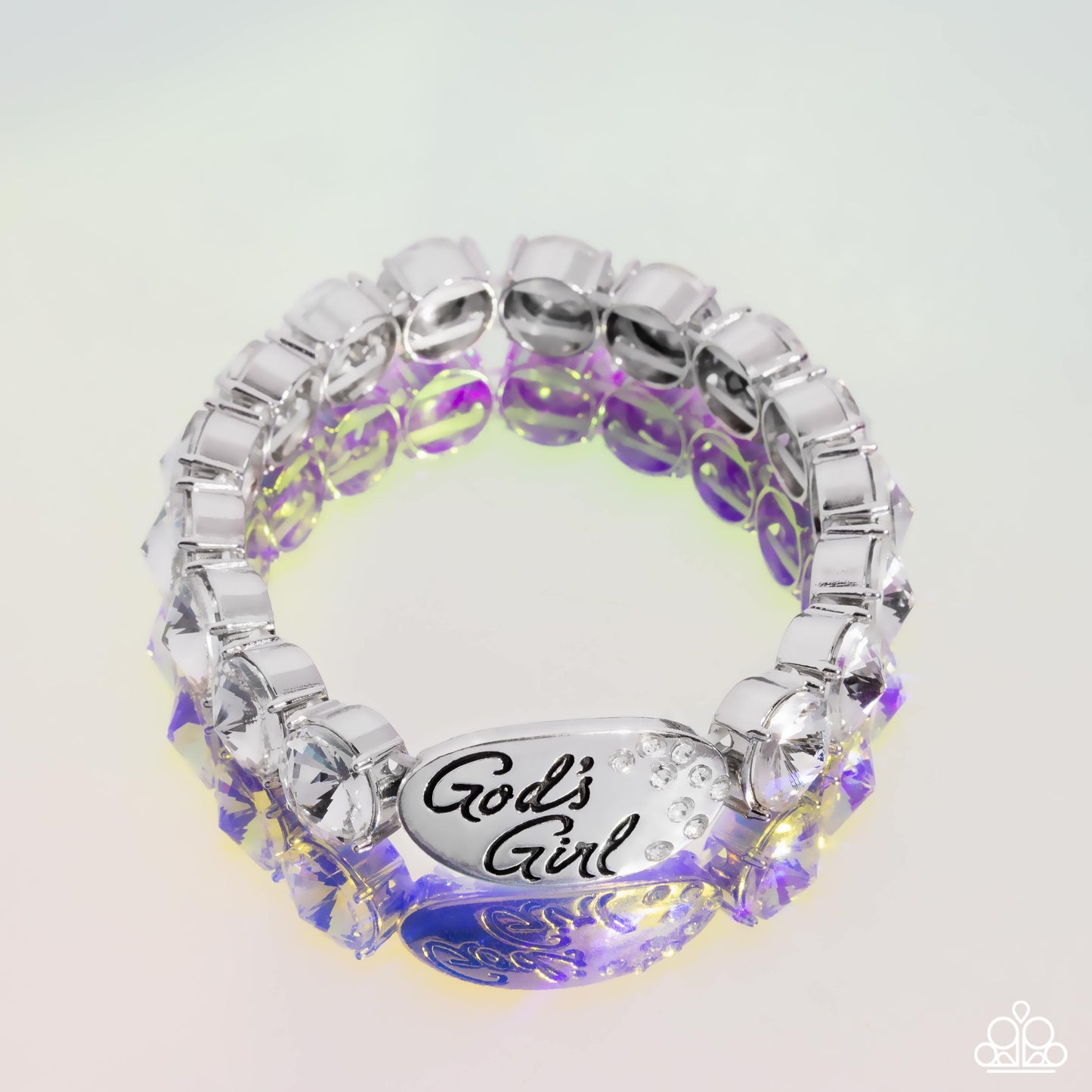 Gods Grace - White God's Girl Bracelet