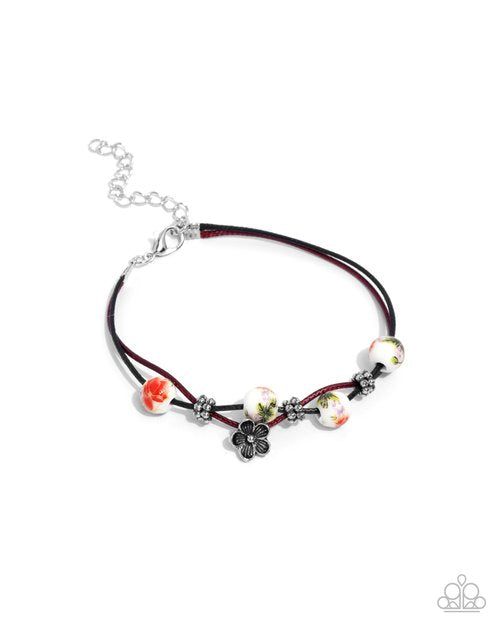 Paparazzi Bracelet ~ Pridefully Painted - Red