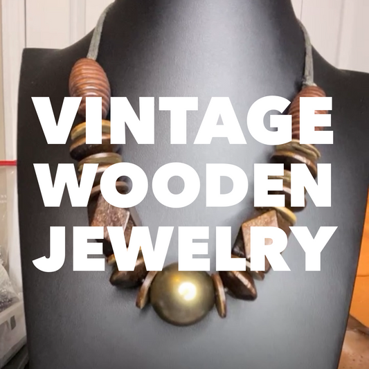 Vintage Wooden Jewelry